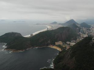 Przepięknie położone Rio, choć tym razem nieco zamglone